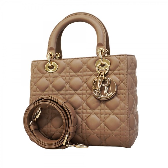 Dior Handbags - Dior Lady Christian handbag greige  Cannage